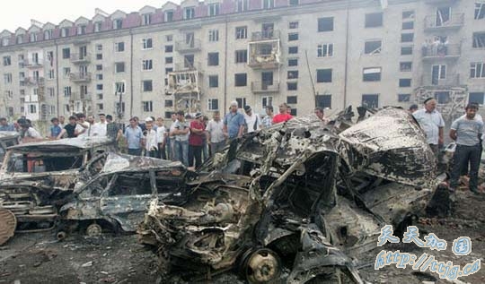 俄印古什警局外爆炸造成20人死亡(组图)