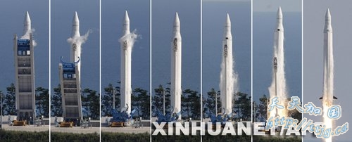 韩国官员称卫星已坠入地球大气层烧毁(图)