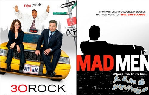 《广告狂人》和《我为喜剧狂》在艾美奖上获奖无数。