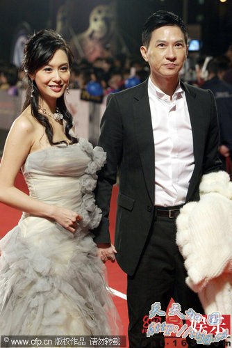 朱茵和张家辉。