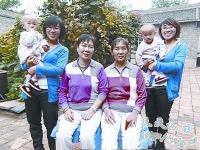 家族出现连续十代传女不传男双胞胎(组图)