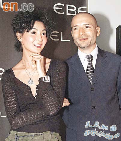 张曼玉与前男友Guillaume Brochard。(资料图)