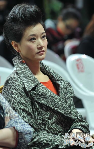 宋祖英神情凝重。