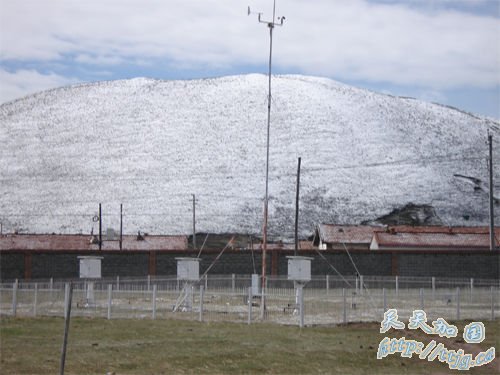 青海南部再次出现六月飞雪 局地出现大雪(图)