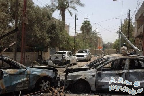 这是6月20日拍摄的伊拉克首都巴格达的爆炸现场。新华社发(巴夏尔摄)