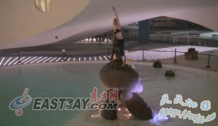 丹麦馆小美人鱼池深夜现人影 多人游泳跳水被录下(组图)