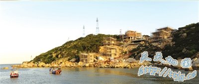 广东汕头无人岛7栋违建别墅将拆除(图)