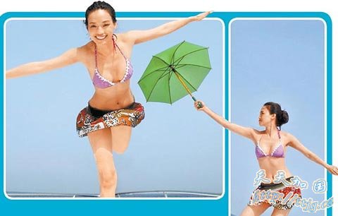 舒淇各种搞笑姿势