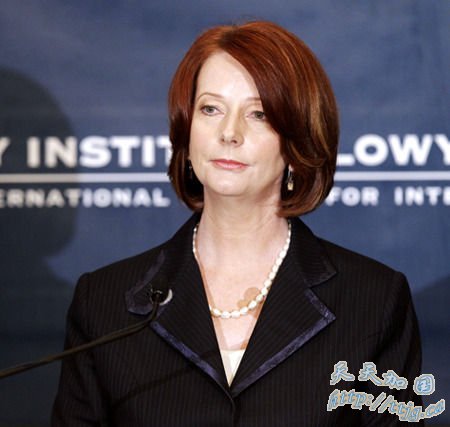 澳总理吉拉德宣称执政工党赢得全国普选(图)