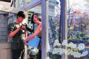 陈坤(左)和桂纶镁(右)在《肩上蝶》中就有合作。(资料图)