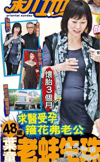 传叶童为挽救婚姻怀孕三月。