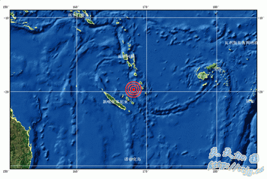 南太平洋岛国瓦努阿图发生6.6级地震