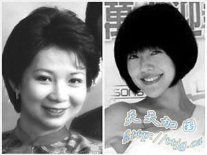 小S(右)自认为跟婆婆很像。