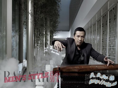 甄子丹登杂志封面