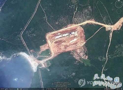 美媒称朝鲜在黄海南道等地建造军事设施(图)