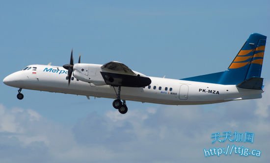 印尼一架中国造新舟60客机坠毁 机上27人遇难