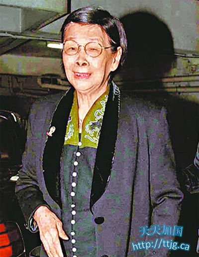 梅艳芳的母亲(资料图)