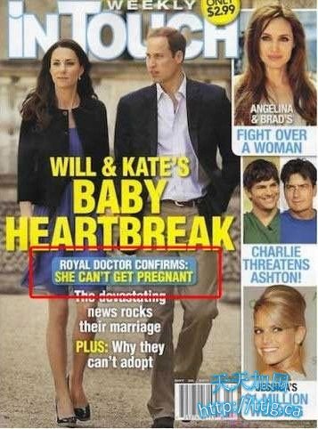 皇室医生证实英国王妃凯特不孕 威廉得子梦破灭